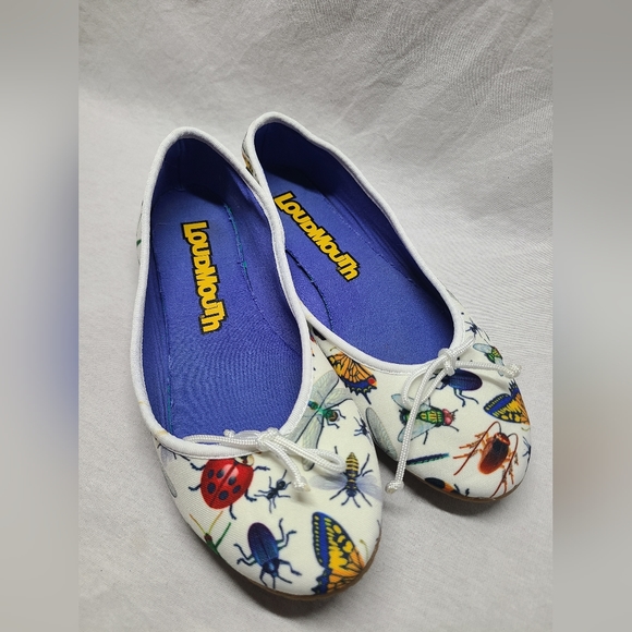 Loudmouth Big Bugs Bella Flat Shoes - Women's Size 6M - Picture 5 of 9